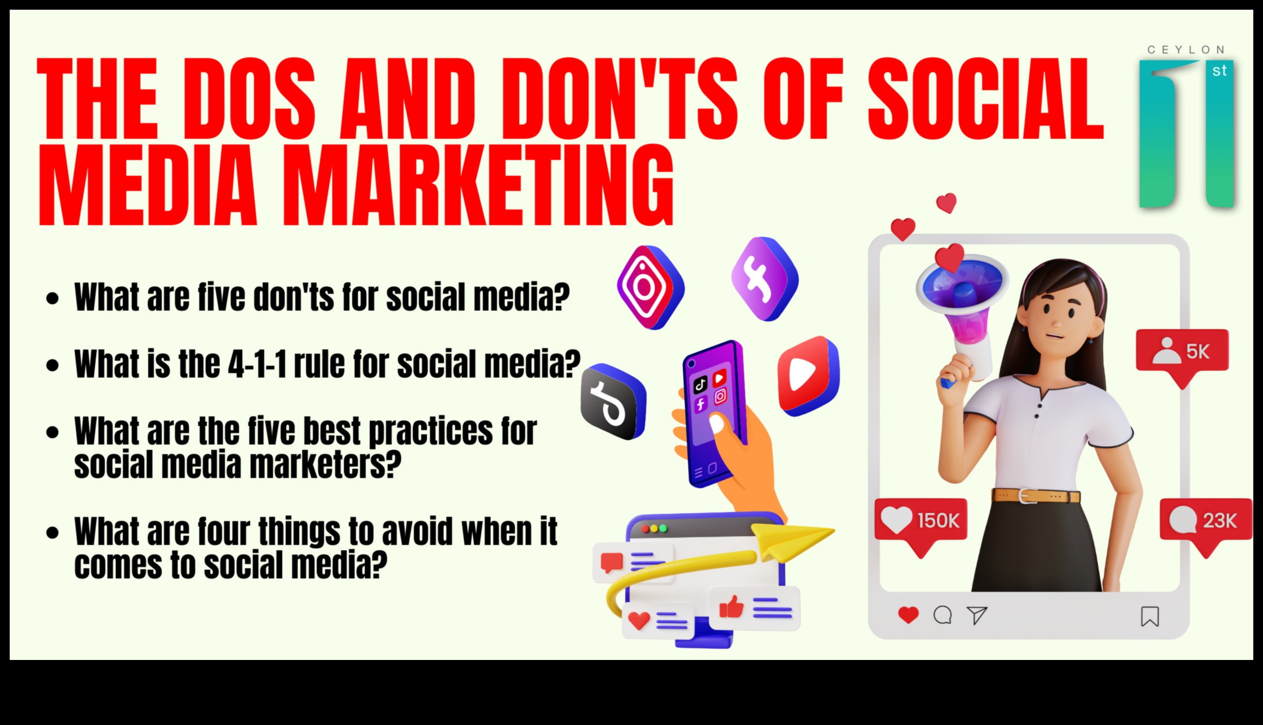 העשה ואל תעשה של שיווק במדיה חברתית לעסקים