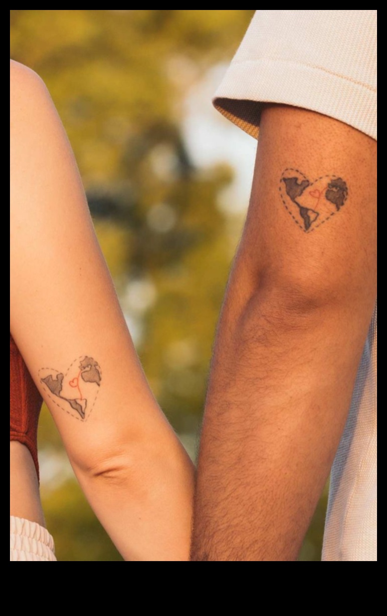 אהבה באמנות: הבעת מסירות עם קעקועים זוגיים