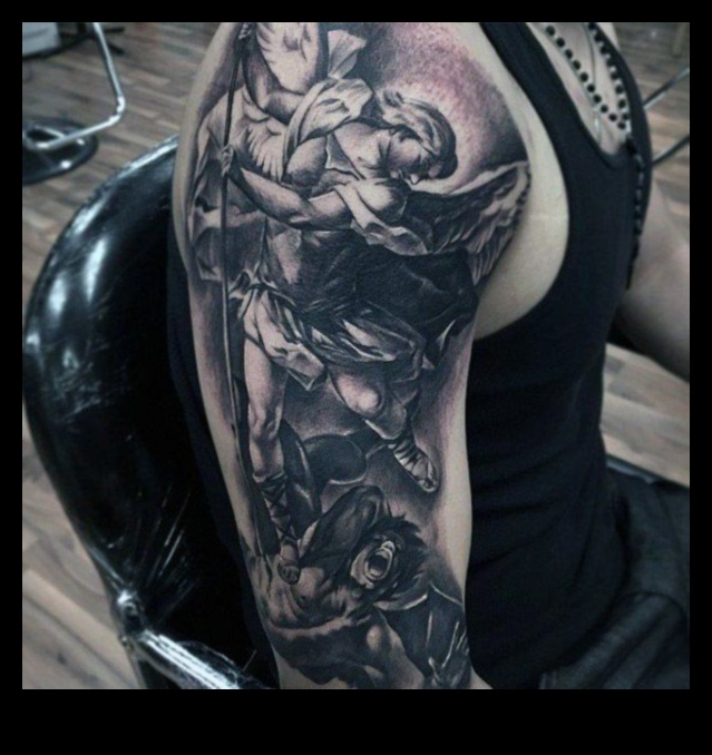 קנבס מפוסל ראה את היופי של שליטה בזרוע קעקועים אפית 3 קנבס מפוסל: גלה את היופי של שליטה אפית בקעקועים בזרועות