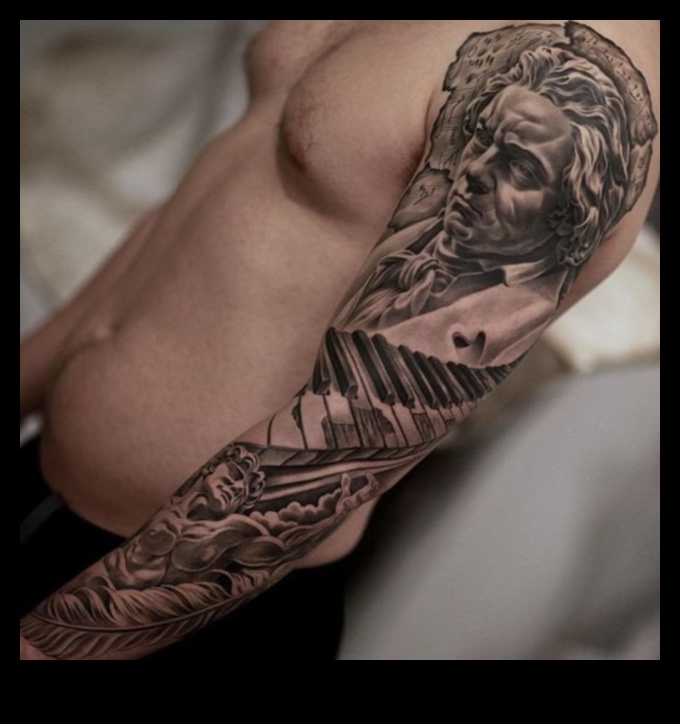 קנבס מפוסל ראה את היופי של אפי הצהרת זרוע קעקוע שליטה 2 קנבס מפוסל: גלה את היופי של שליטה אפית בקעקועים בזרועות