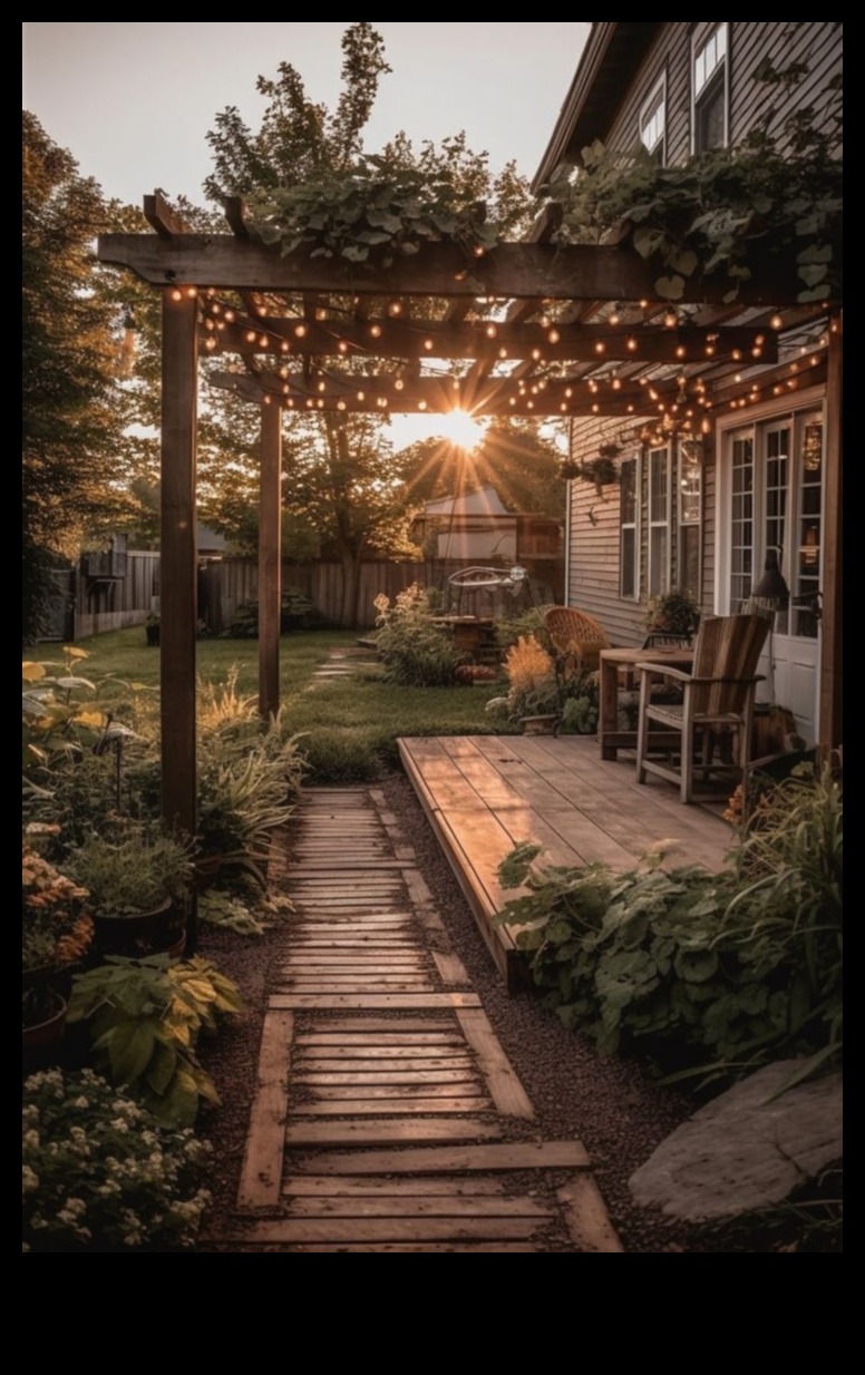 נווה מדבר חיצוני: הרם את אסתטיקת הגינה שלך עם תפאורה