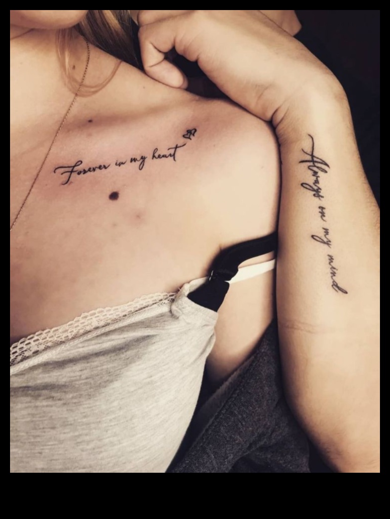 לחישות אהבה: קעקועים זוגיים בעלי משמעות אינסופית